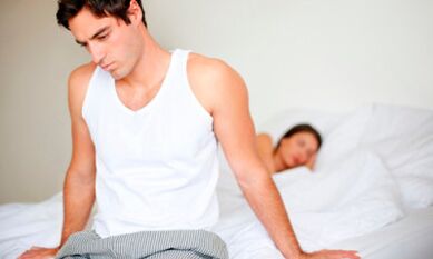 Falta de potencia con prostatitis